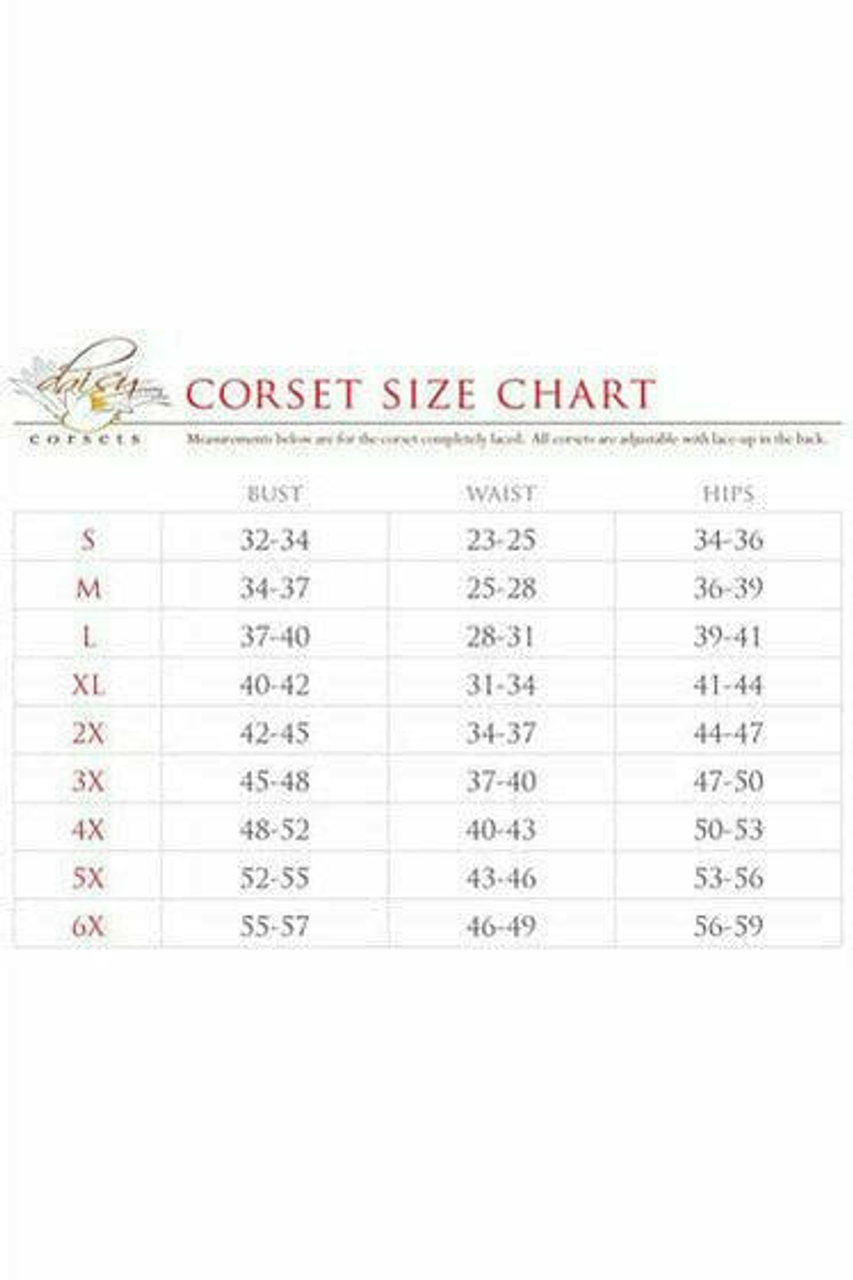 Lavish Holo & Fishnet Underwire Waist Cincher Corset - LV-1395-3X