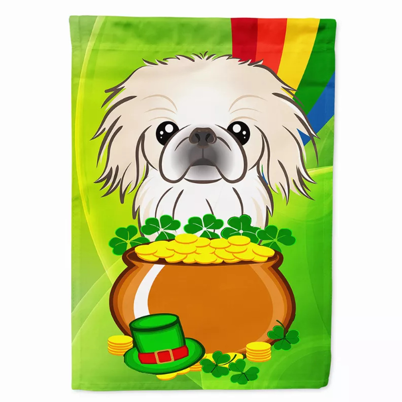 St. Patrick's Day/Dog Breed Flag Canvas - BB1965CHF