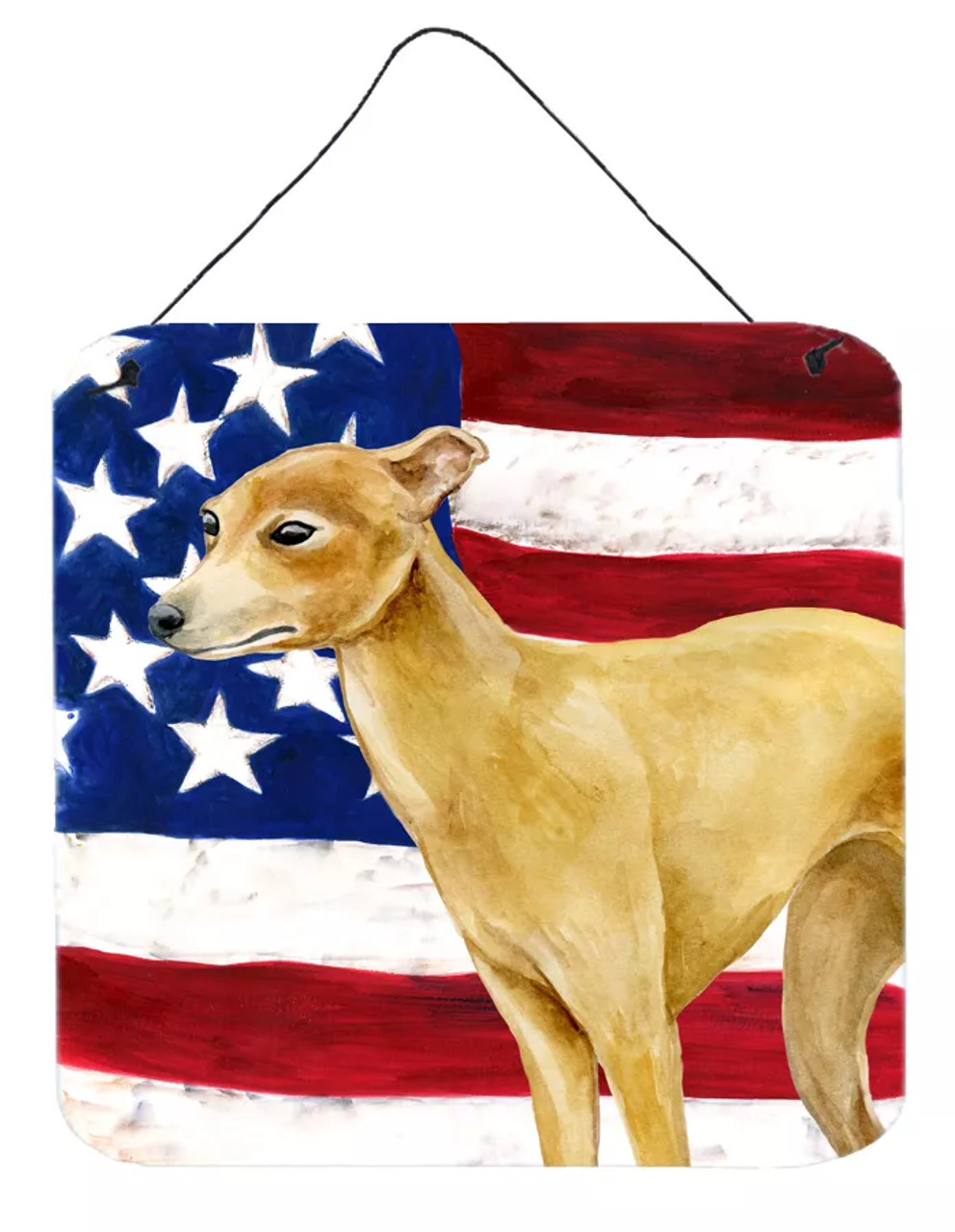 Italian Greyhound Wall or Door Hanging Prints - BB9698DS66