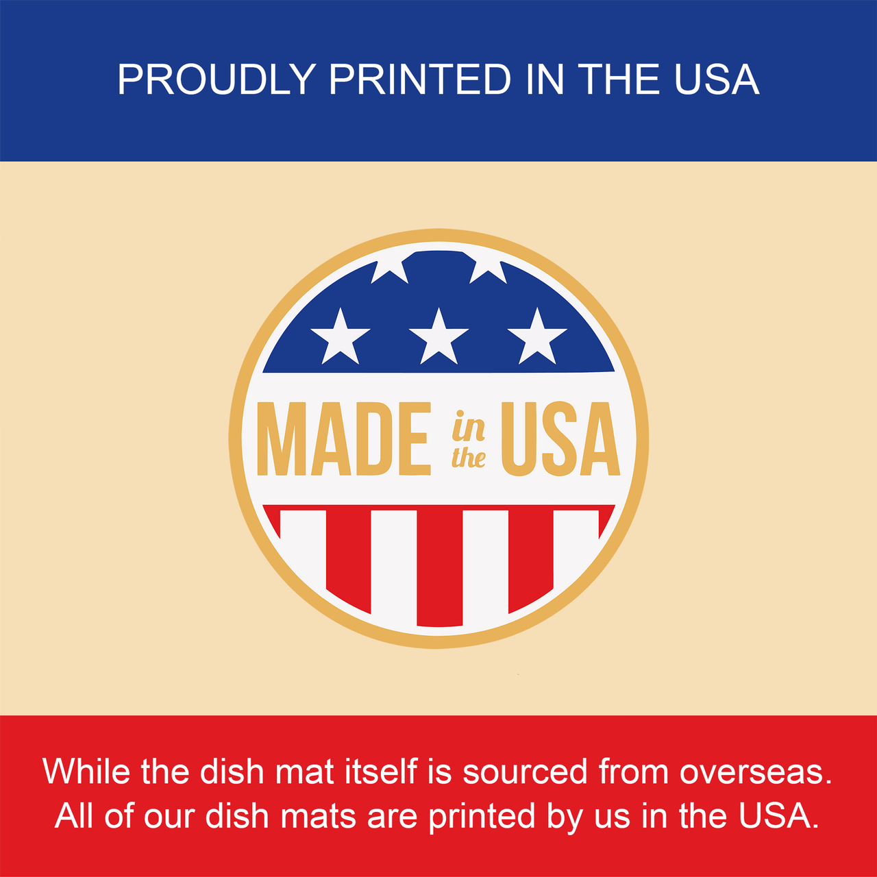 Kuvasz Cozy Christmas Dish Drying Mat