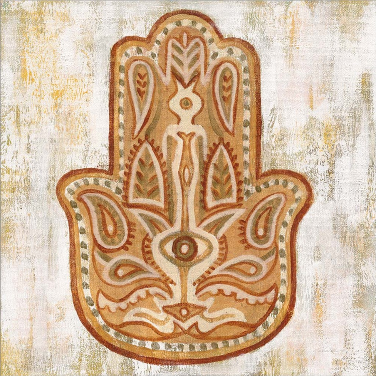 Hamsa by Silvia Vassileva, Canvas Art - C1089257-0240000-AAAACMA