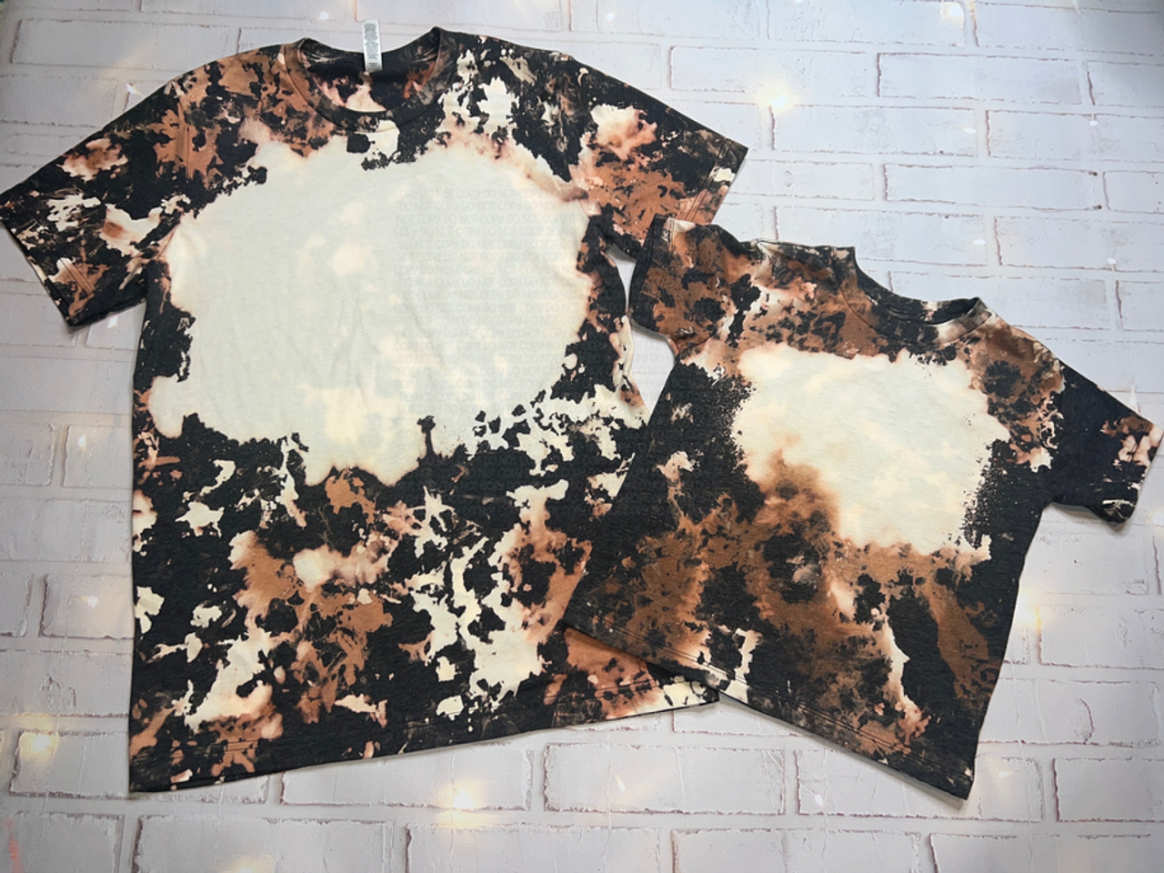 Cowhide Dark Grey Bleached Blank Tee