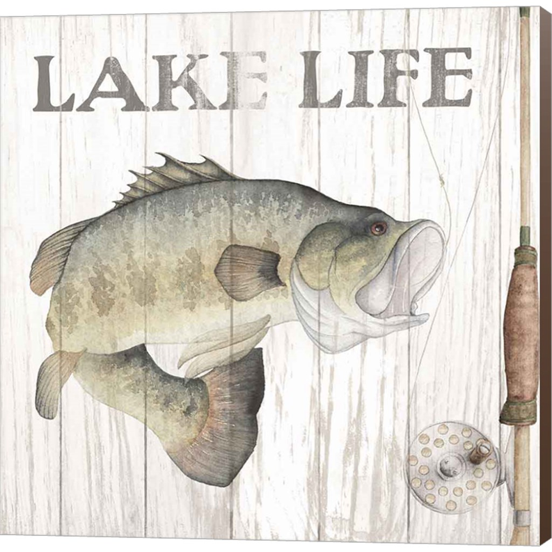 Lake Fishing II by Wild Apple Portfolio, Canvas Art