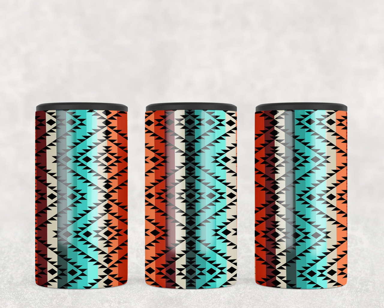 Aztec Serape  Steel can hugger - optional speaker