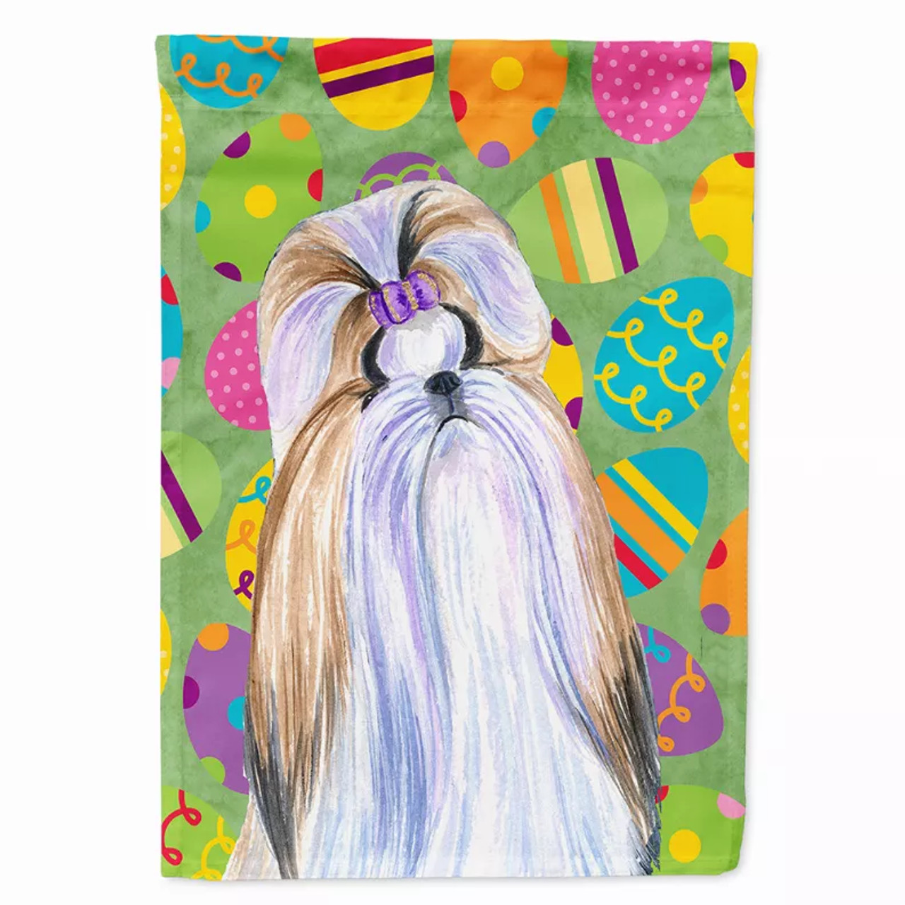 Easter Eggtravaganza with Dog Flag Garden Size - S000213B001695P049044V000