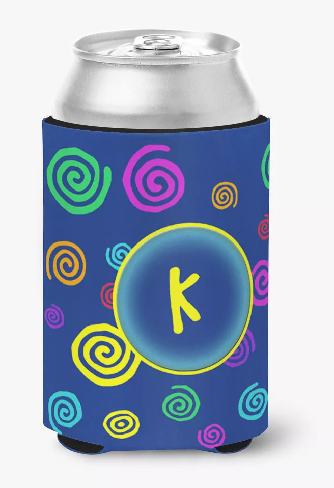 Monogram Letter Can or Bottle Hugger - CJ1011-KCC