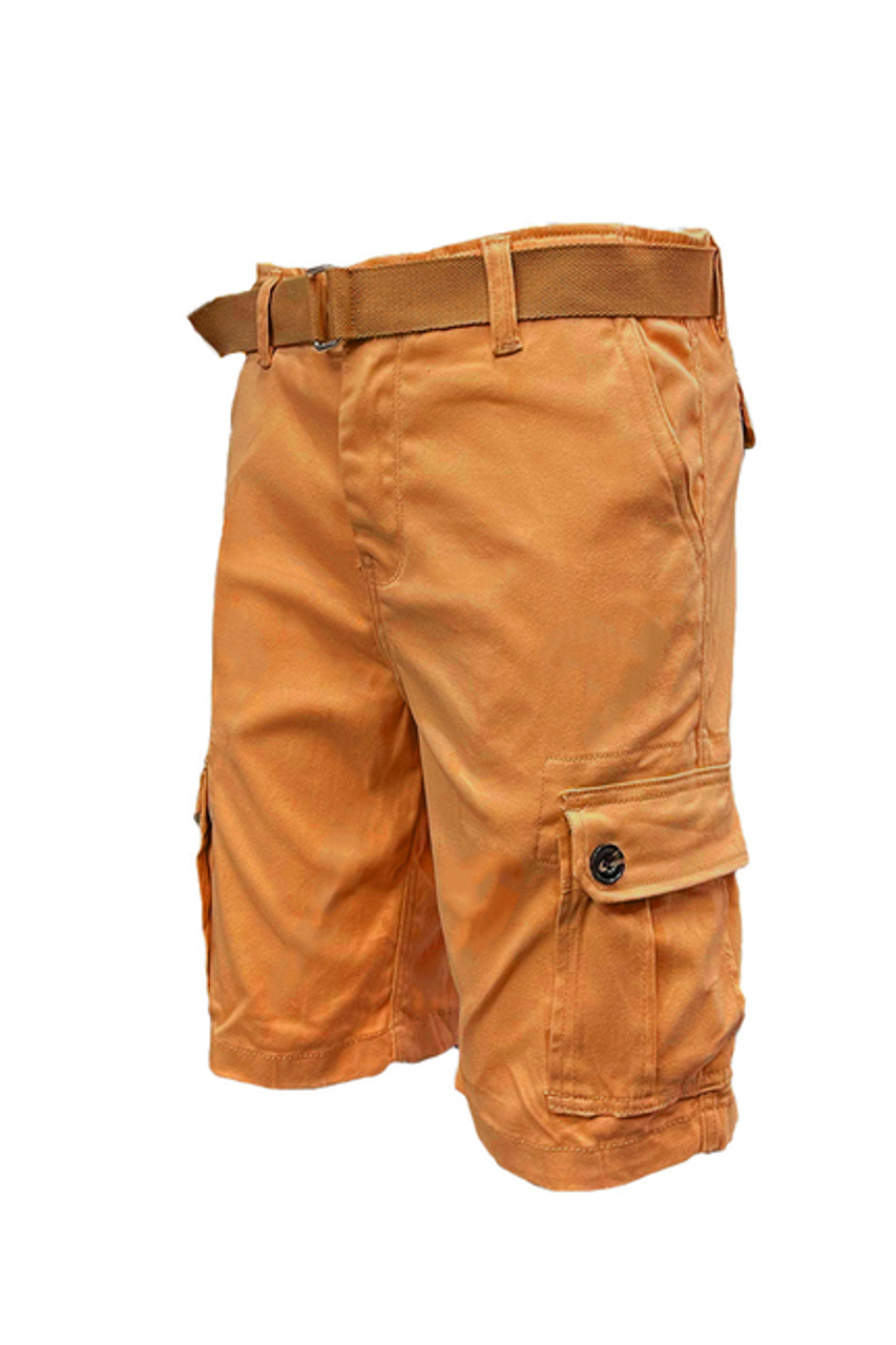 Belted Cargo Short - CS002-2XL-RUST