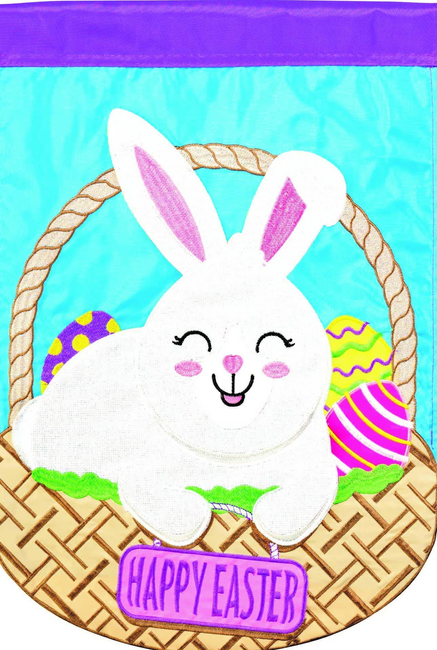 Flag Easter Basket Bunny Shaped
