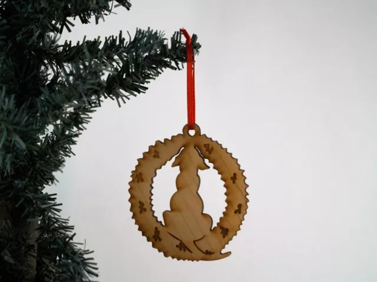 Christmas Themed Unfinished Tree Ornament - 1334071