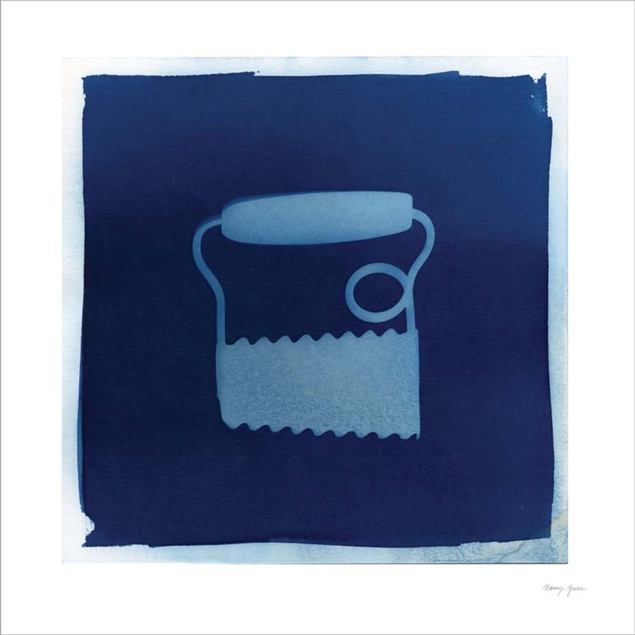 Cyanotype Kitchen III by Nancy Green, Canvas Art - C1090224-0120000-ACAAAMA