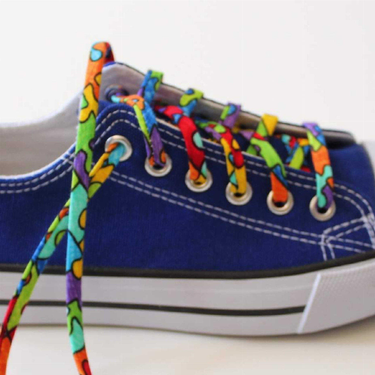 Jigsaw Puzzle Autism Awareness Shoelaces - S001498B002027P000021V001