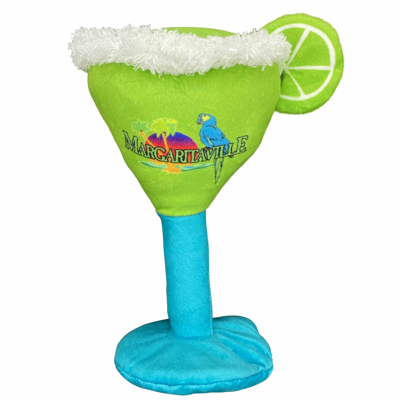 Multipet Margaritaville® Margarita Glass Plush Dog Toy 8"