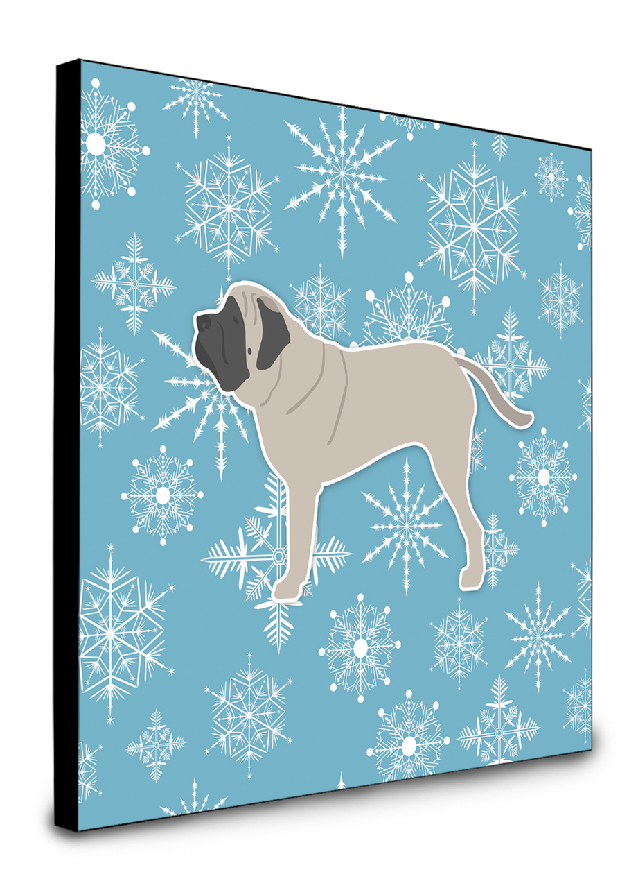 Winter Snowflake Dog Artwork Wall Panel - S000213B001695P014699V010