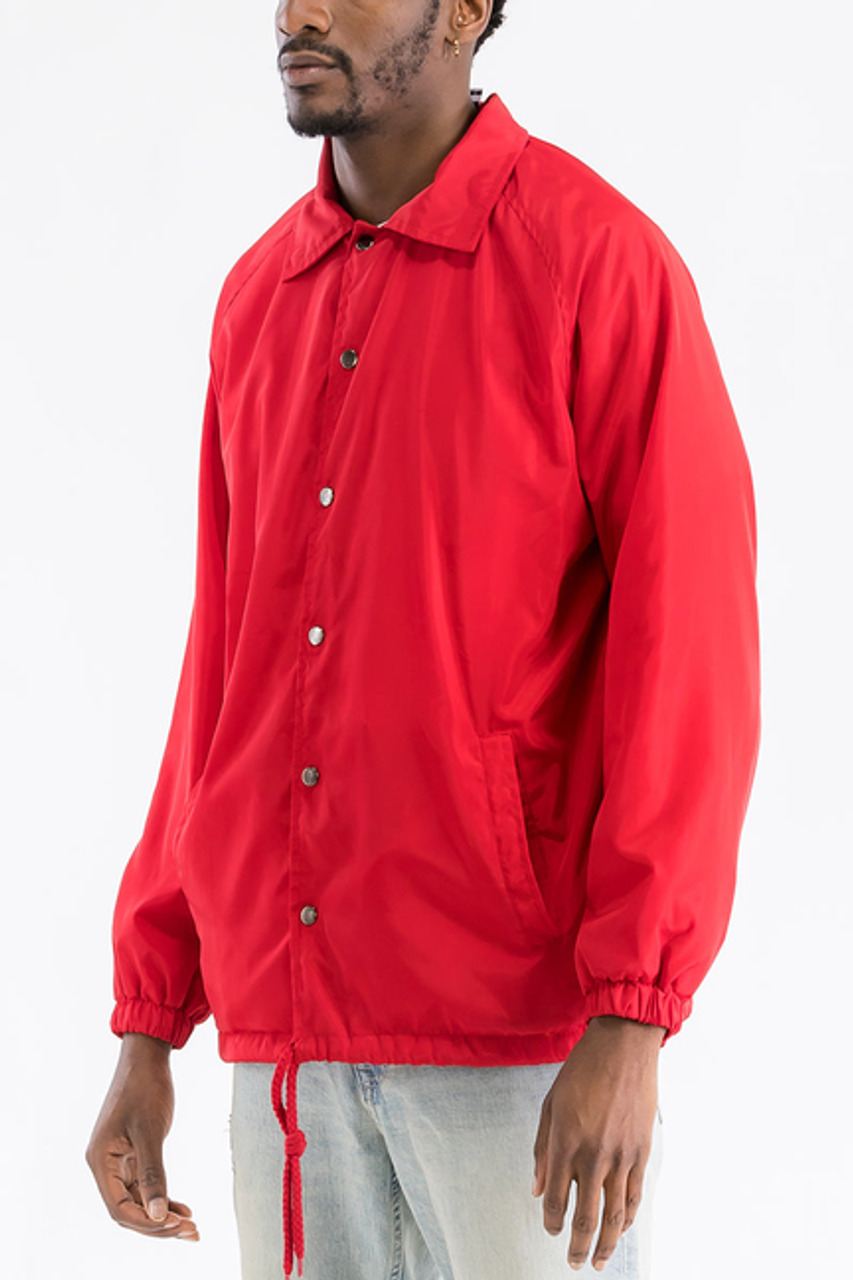 Solid Coachs Jacket - 6001-2XL-RED