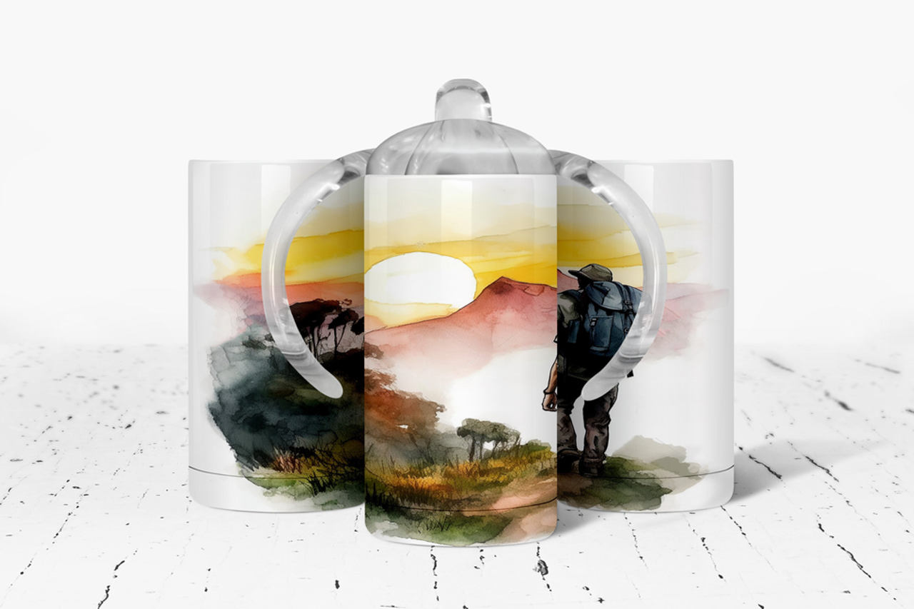 Hiking Insulated Kids Dual Lid Sippy Cup Tumbler