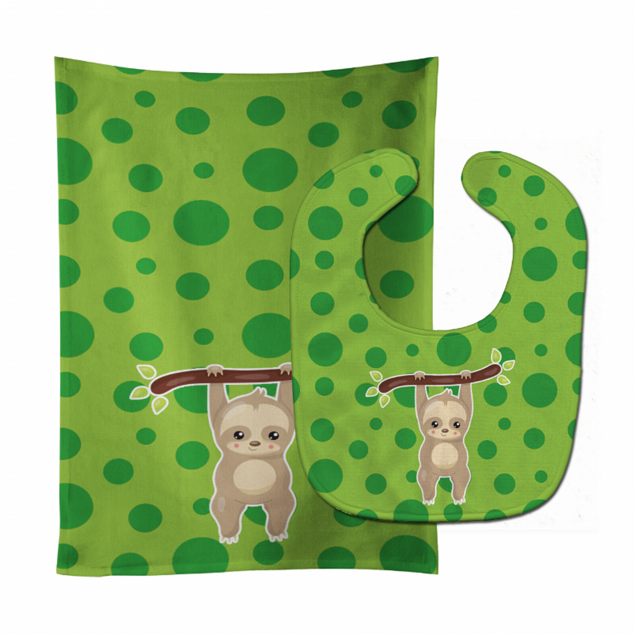 Animal Baby Bib & Burp Cloth - BB9033STBU