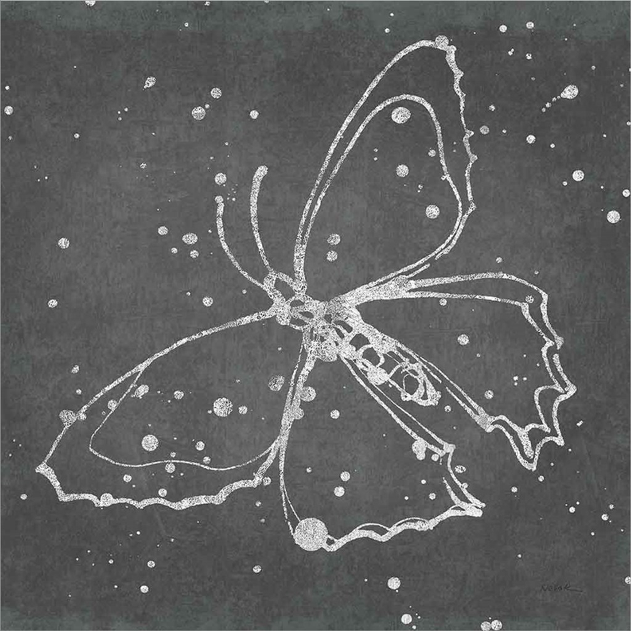 Silver Wings II by Shirley Novak, Canvas Art - C1079383-0240000-8CAAAMA