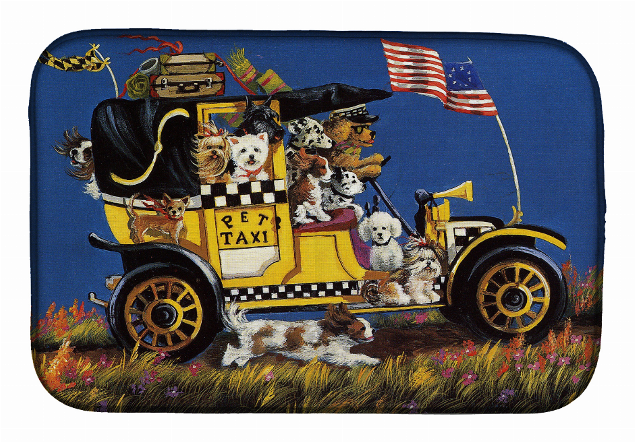 Dog Breed Art Dish Drying Mat - PPP3264DDM