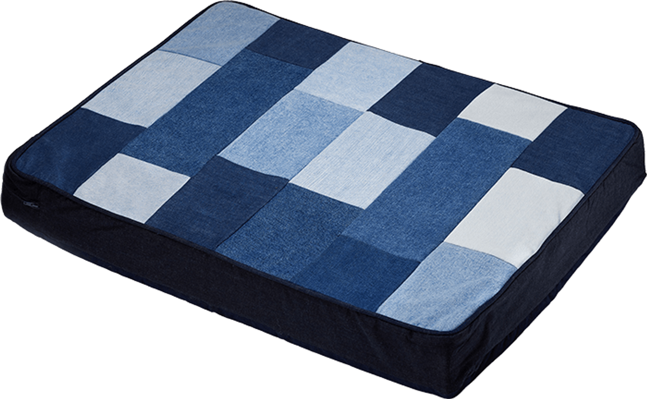 Patched Denim Dog Bed - S002536B002736P000021V003