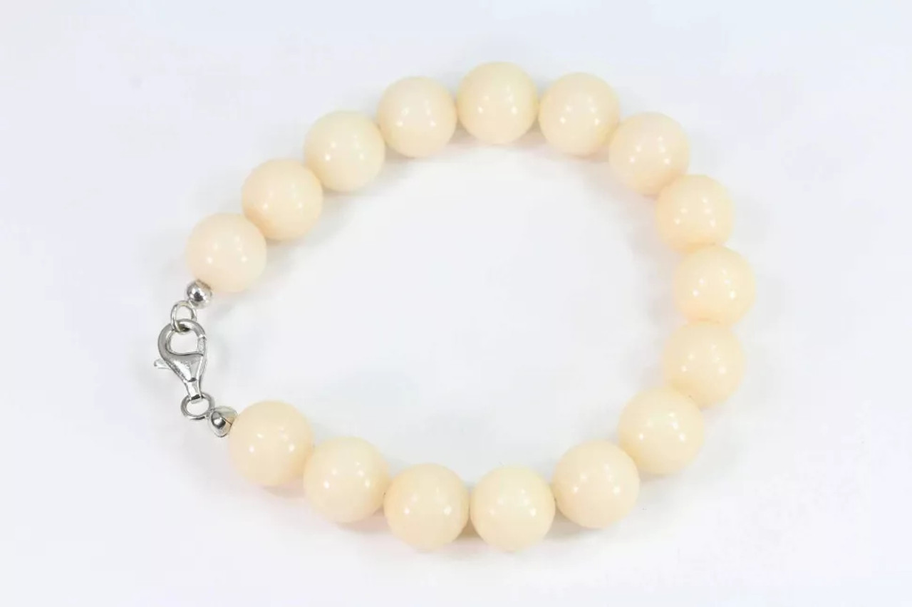 Peach Agate Bracelet