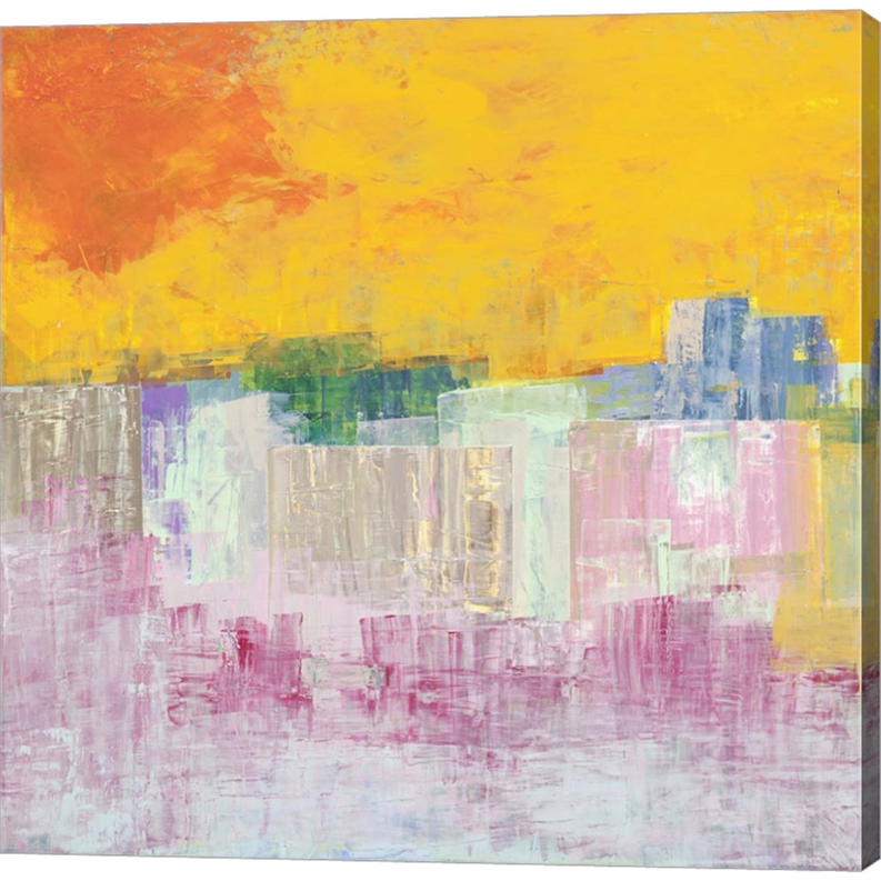 Citta d'estate (dettaglio) by Italo Corrado, Canvas Art - C1077975-0240000-AAAACMA