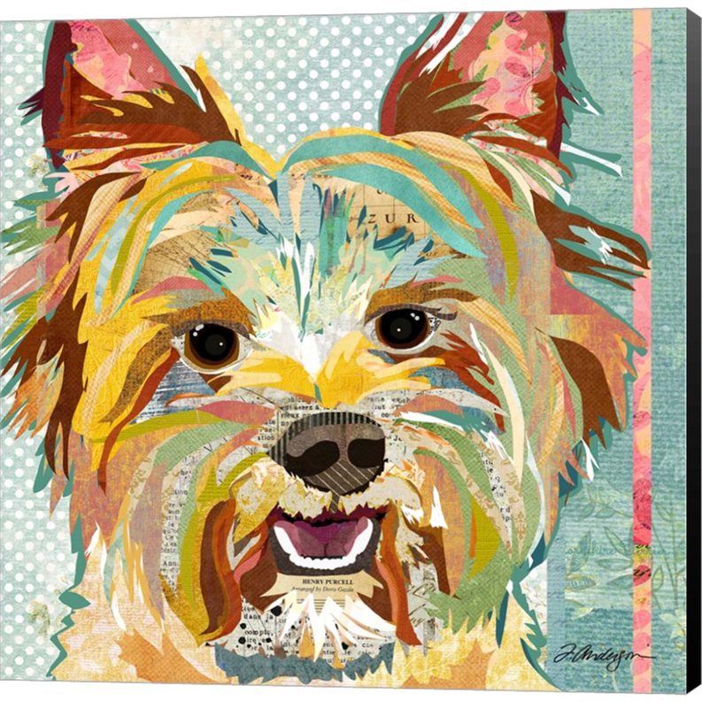 Yorkie by Traci Anderson, Canvas Art