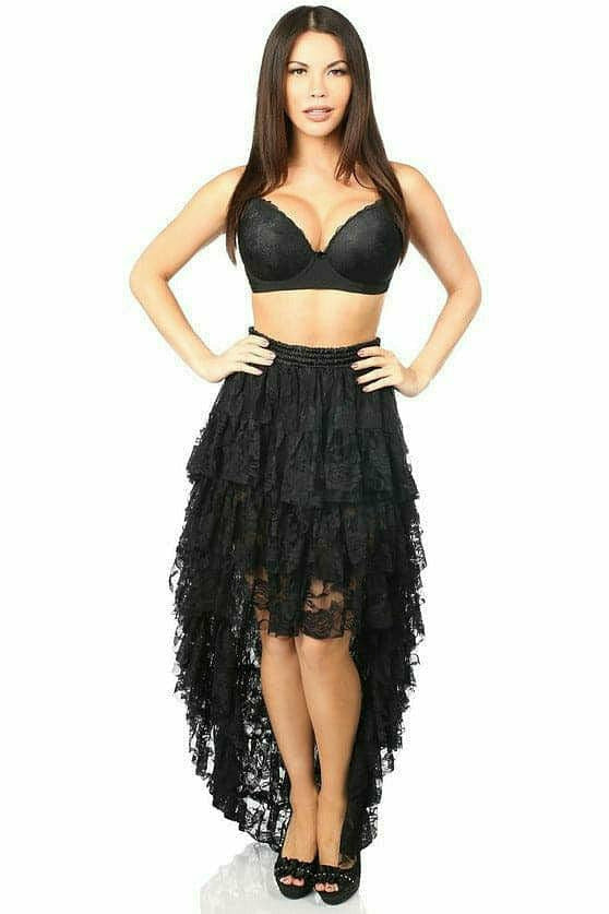 High Low Lace Skirt - ACC-126-Regular