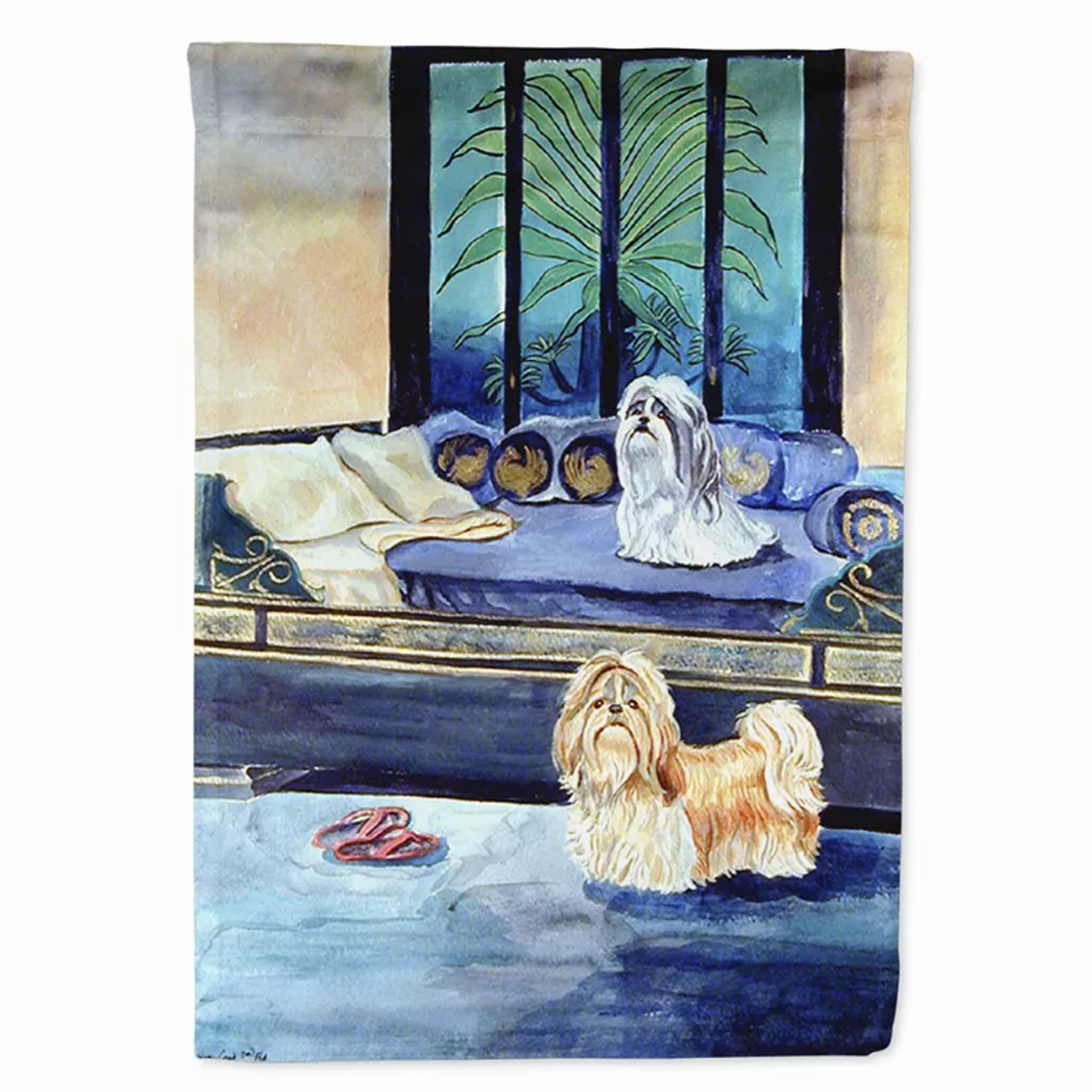 Dog Breed Themed Art Flag Canvas - 7082CHF