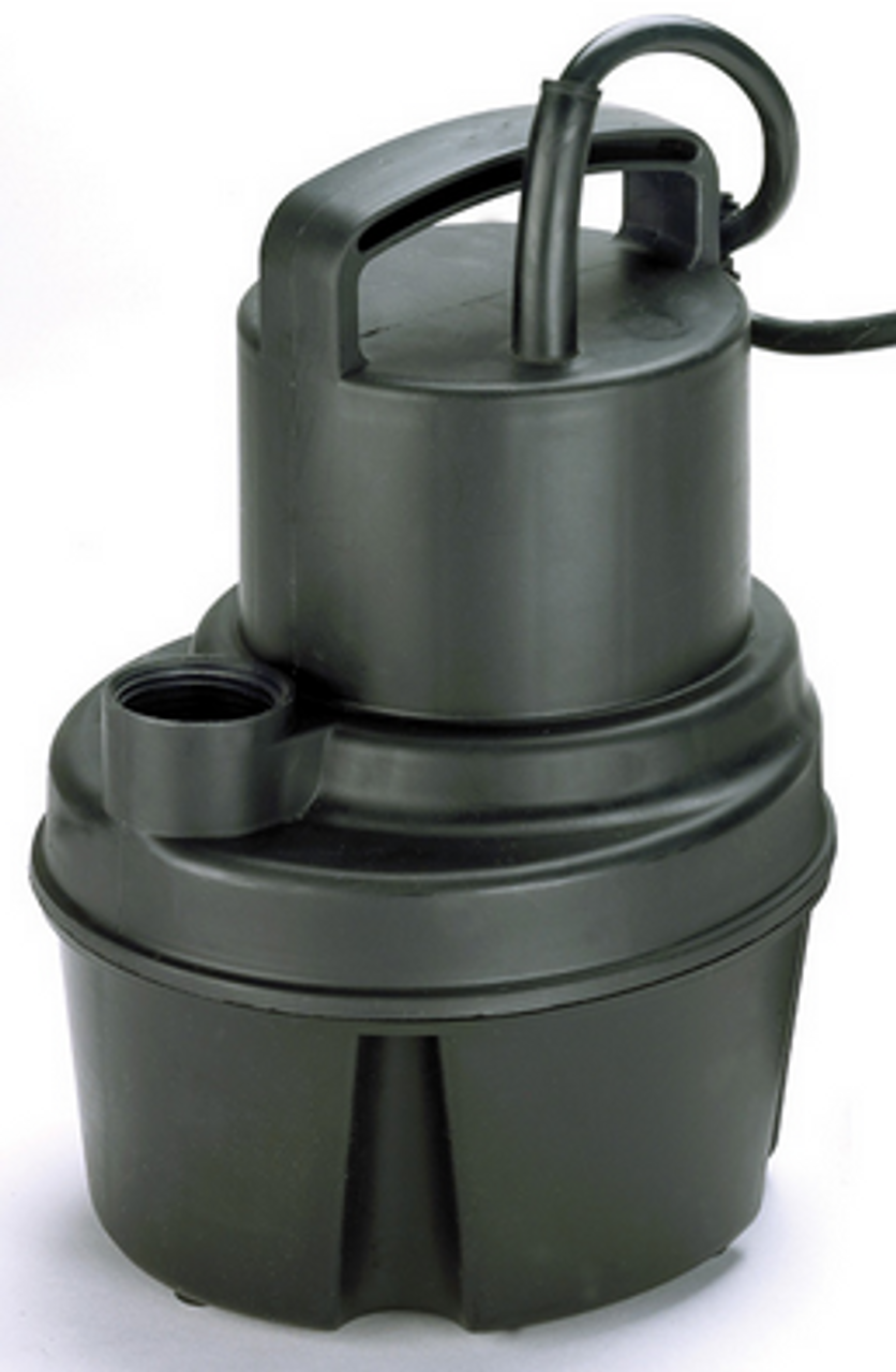 6Msp Pump Removes Water Down To 1/8". 1/6 Hp Oil Free Motor. 25' Cord,
