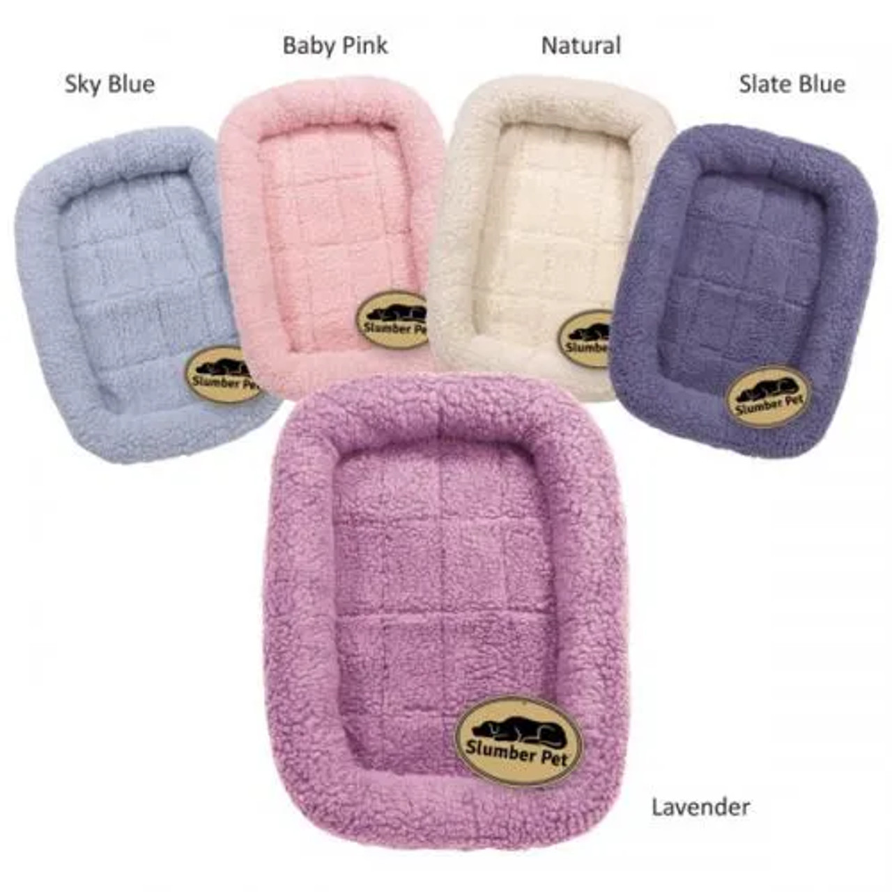 Slumber Pet Sherpa Crate Bed - S000014B000063P000014V011