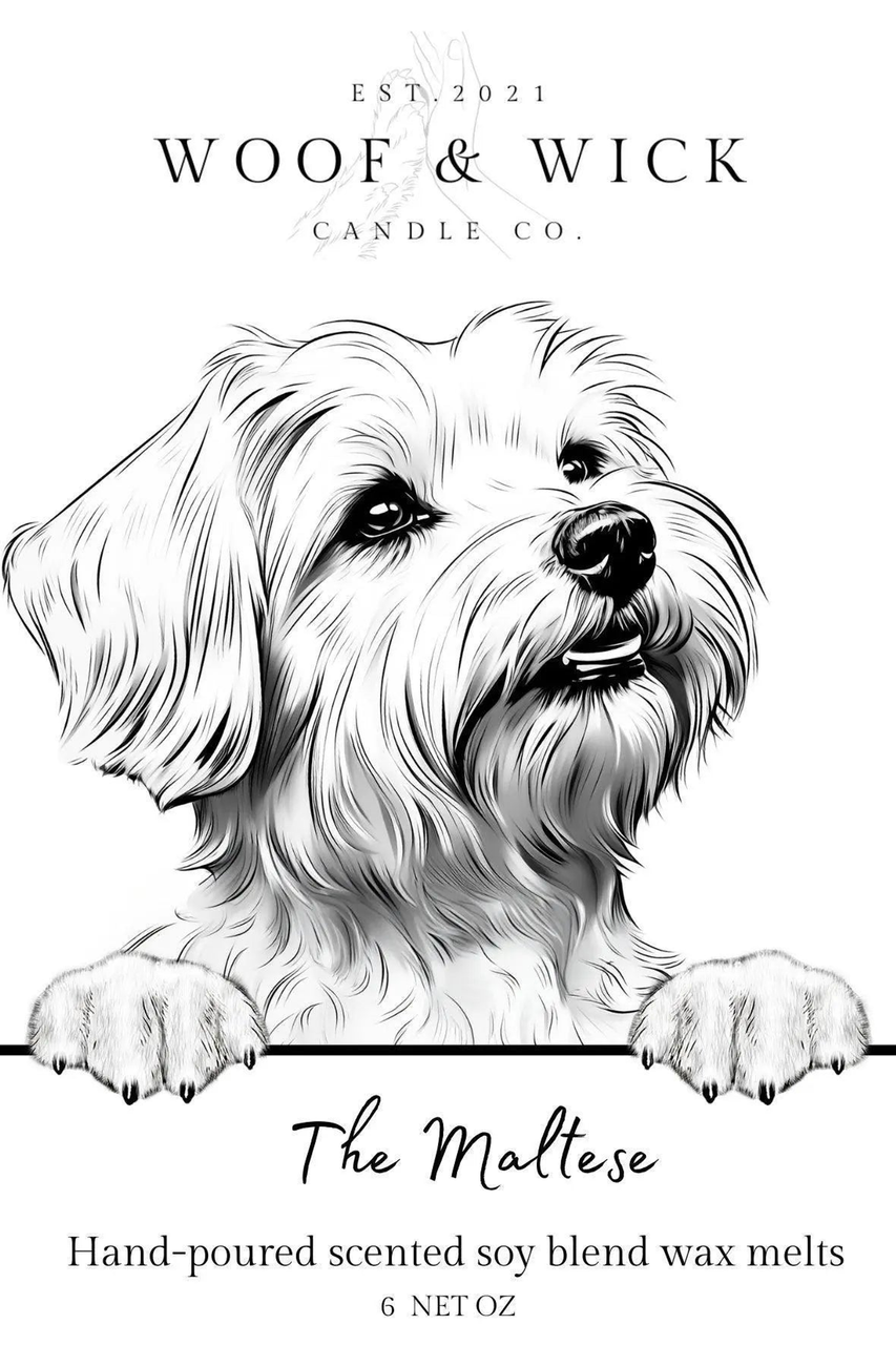 The Maltese - Dog Breed Soy Wax Melts for Wax Warmers