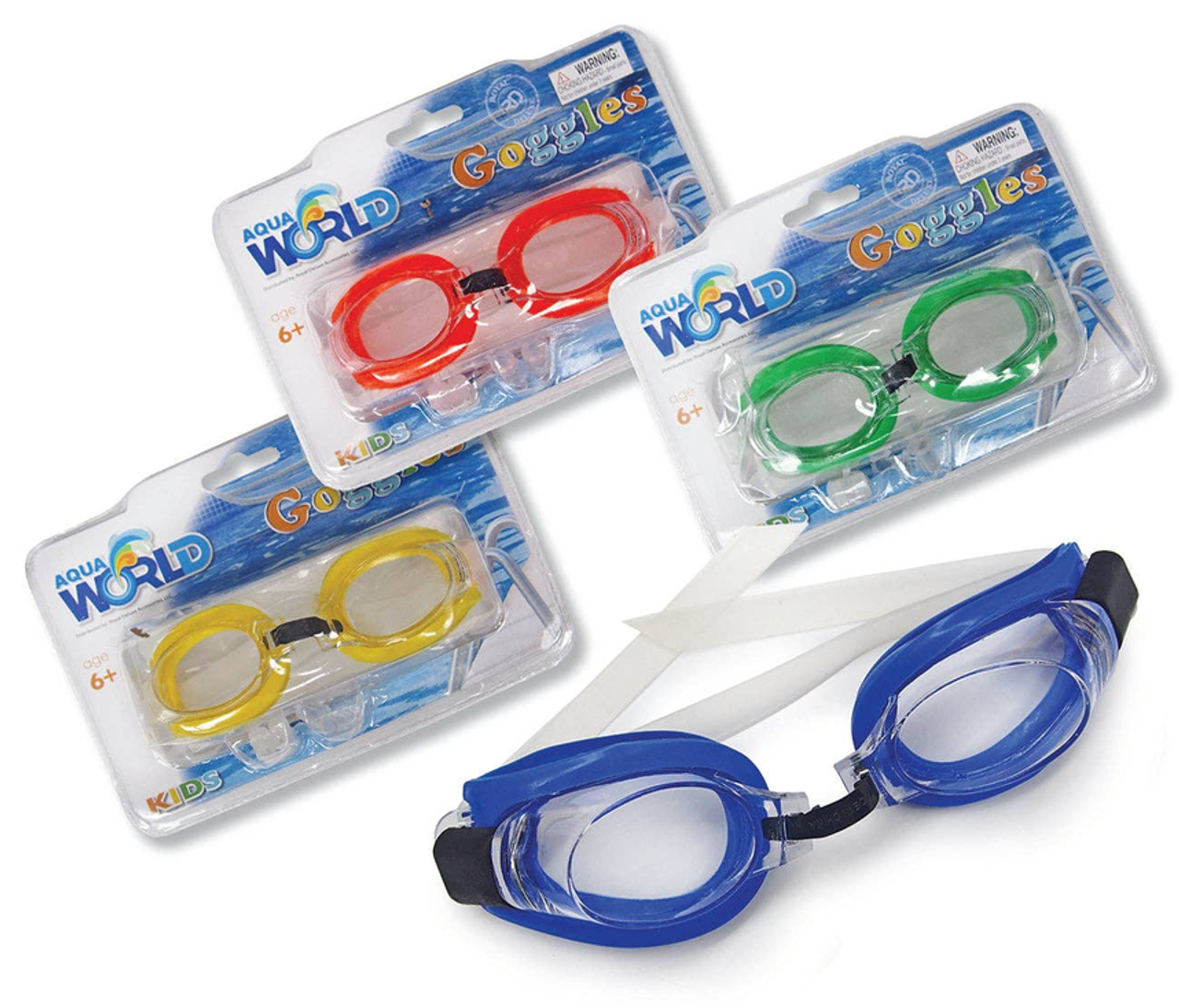 AquaWorld Swimming Goggles for Adults or Kids