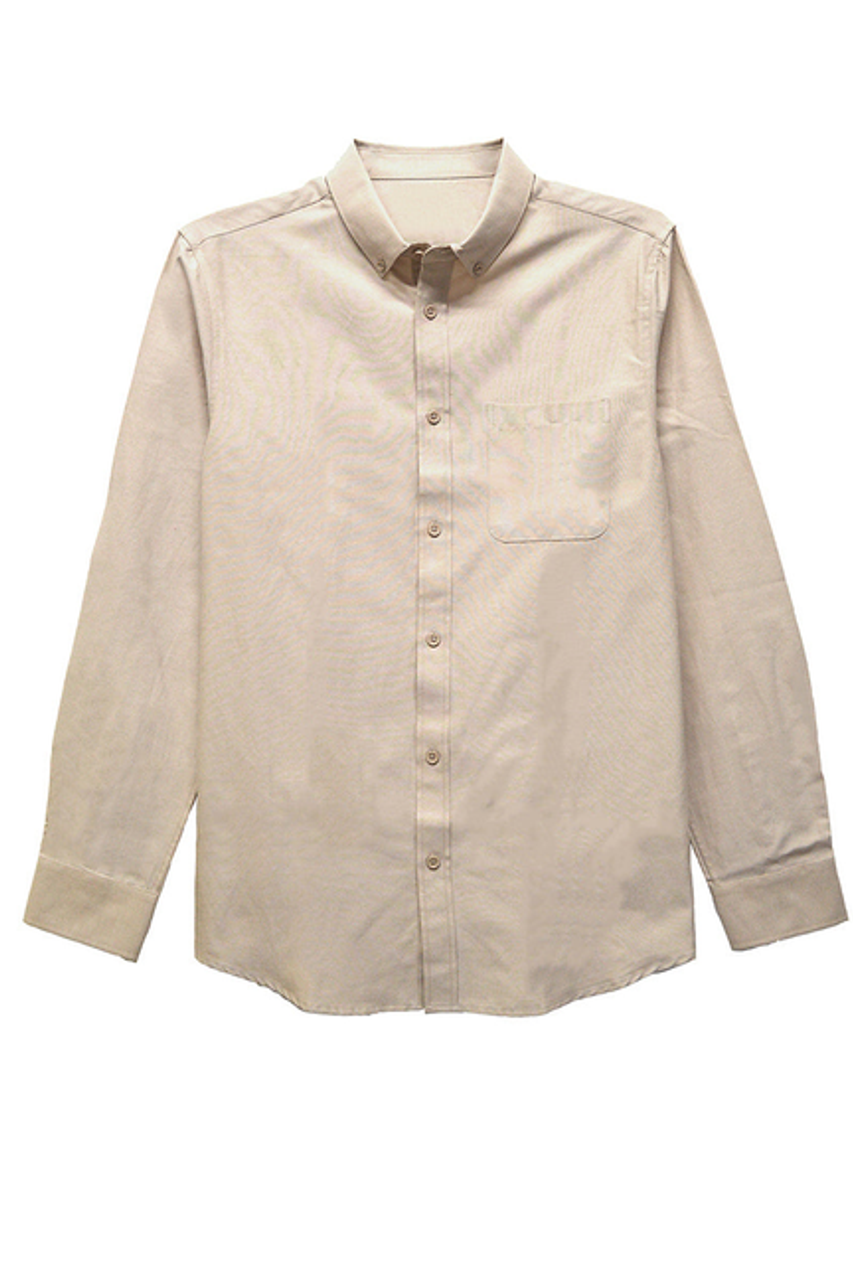 Classic Long Sleeve Shirt - M3515-SAND-XL
