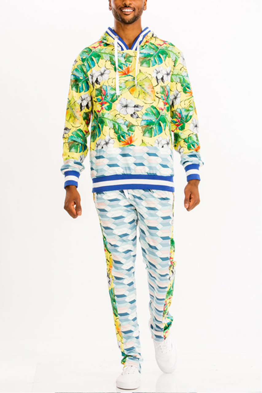 PRINT SWEAT SET - SET203-M