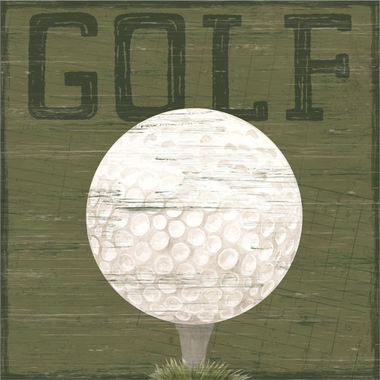 Golf Days XI-Golf by Tara Reed, Canvas Art - C1086525-0240000-8CAAAMA