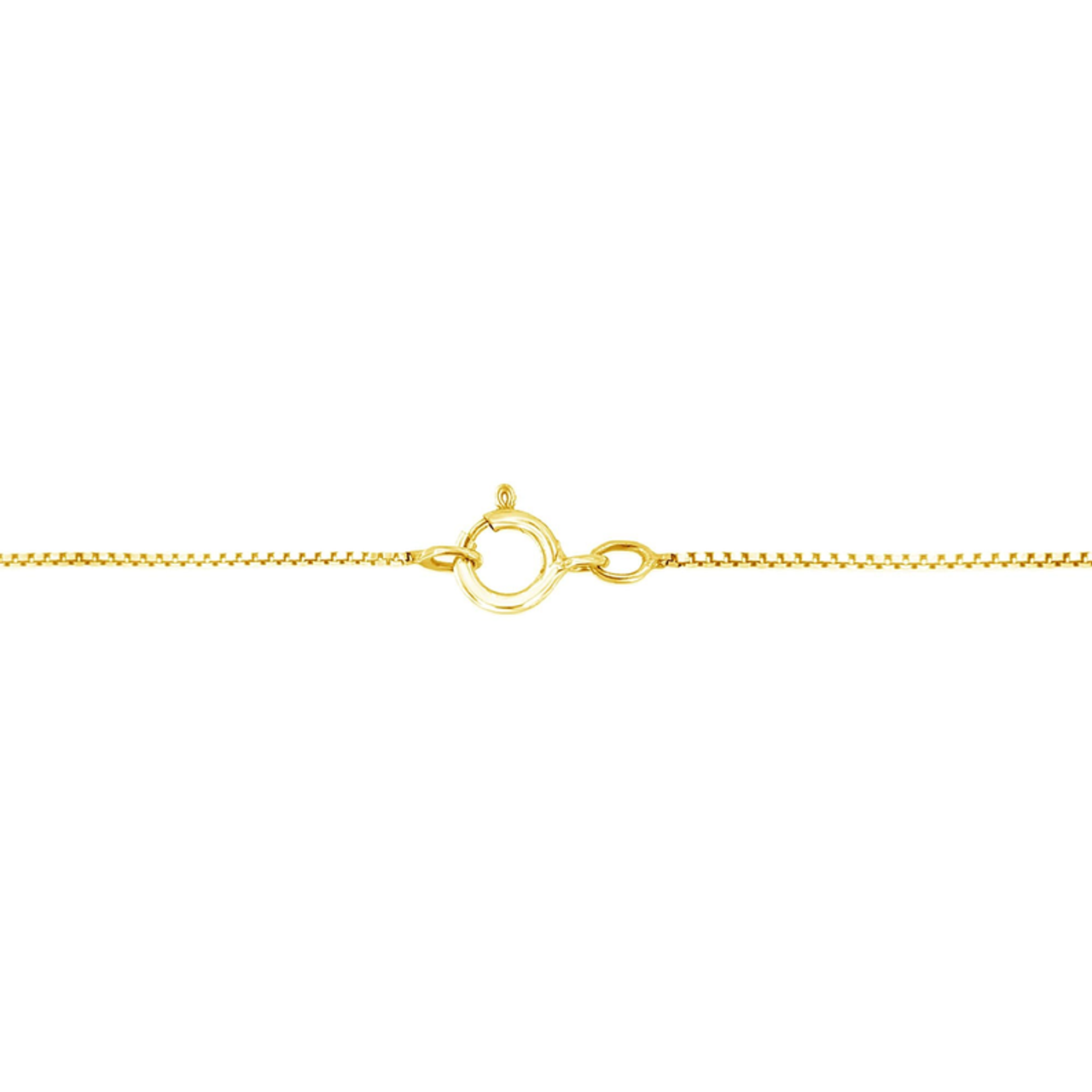14K Yellow Gold 1/2 Cttw Prong Set, Round-Cut 7 Stone Diamond Flower 18" Pendant Necklace (J-K Color, VS1-VS2 Clarity)