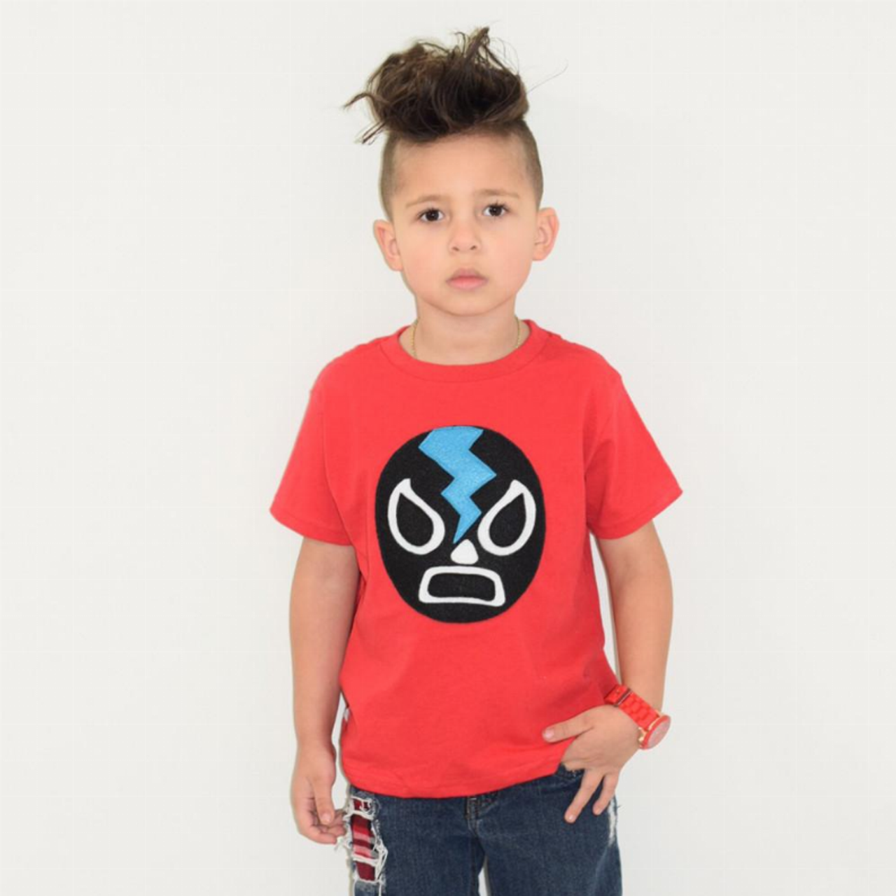 Kids T-shirt - Luchador Negro - Black Mexican Wrestler Toddler Shirt - Lucha Libre - S000576B001650P000099V009 Kids T-shirt - Luchador Negro - Black Mexican Wrestler Toddler Shirt - Lucha Libre - S000576B001650P000099V009