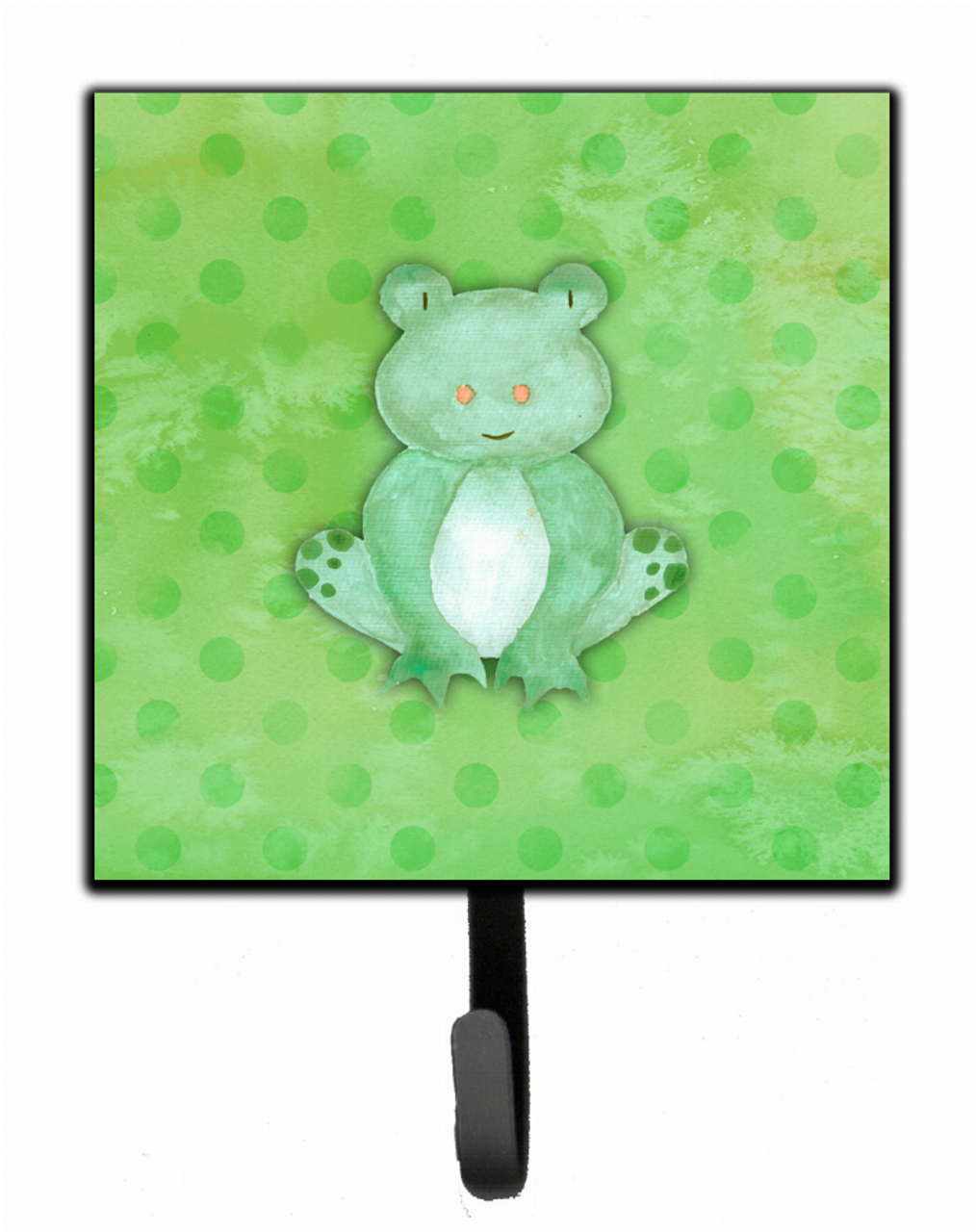 Polkadot Frog Watercolor Cartoon Art Themed Watercolor/Polkadot Leash or Key Holder