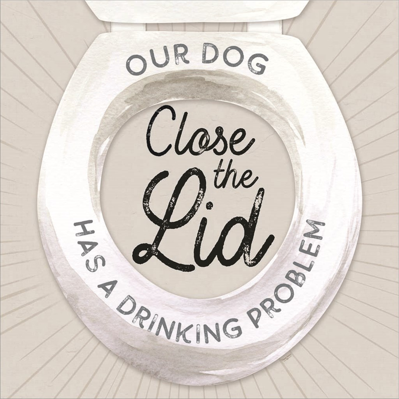 Bath Art II-Close the Lid by Tara Reed, Canvas Art - C1088121-0120000-ACCQAMA