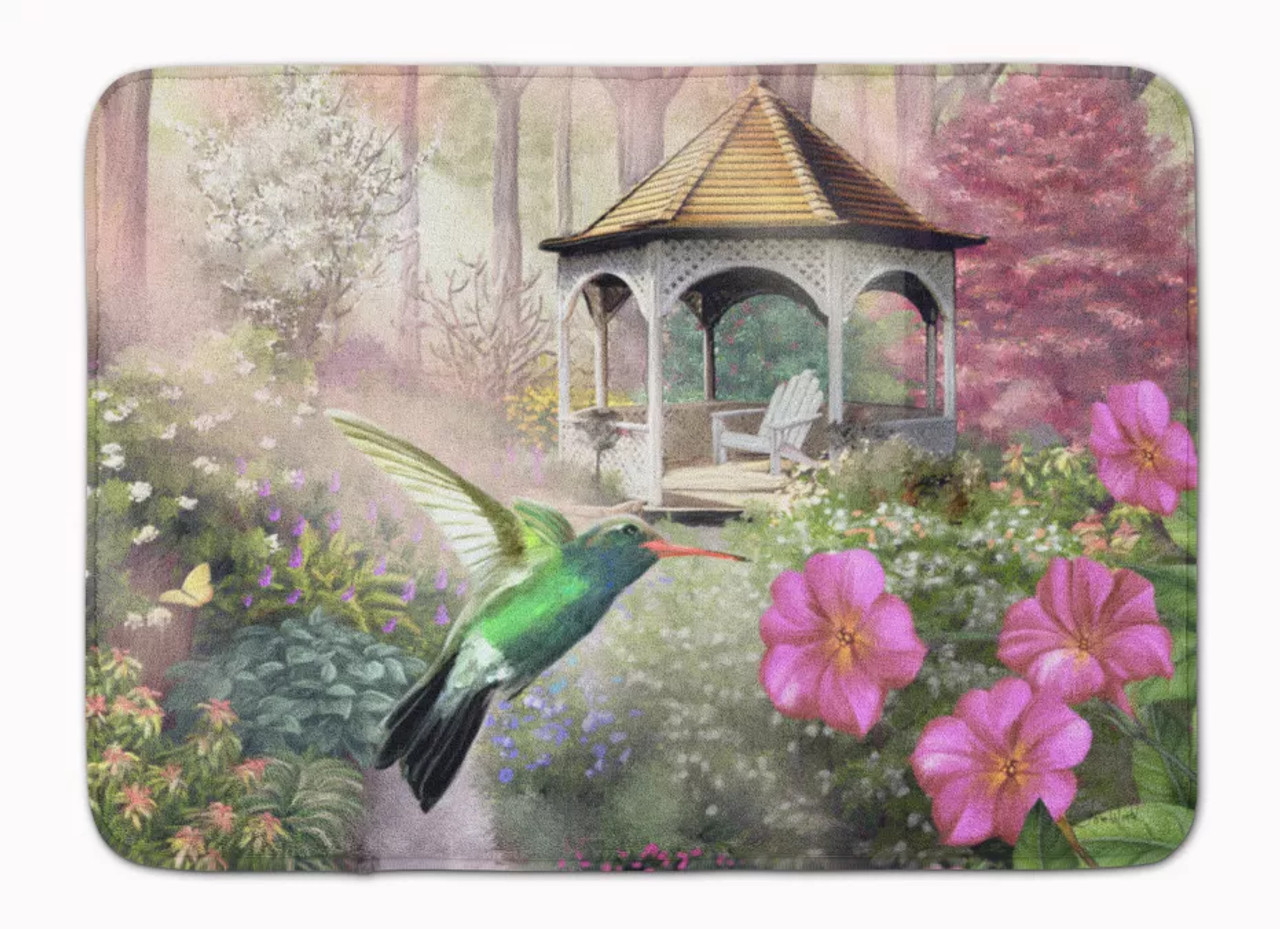 Garden Gazebo Hummingbird Mat