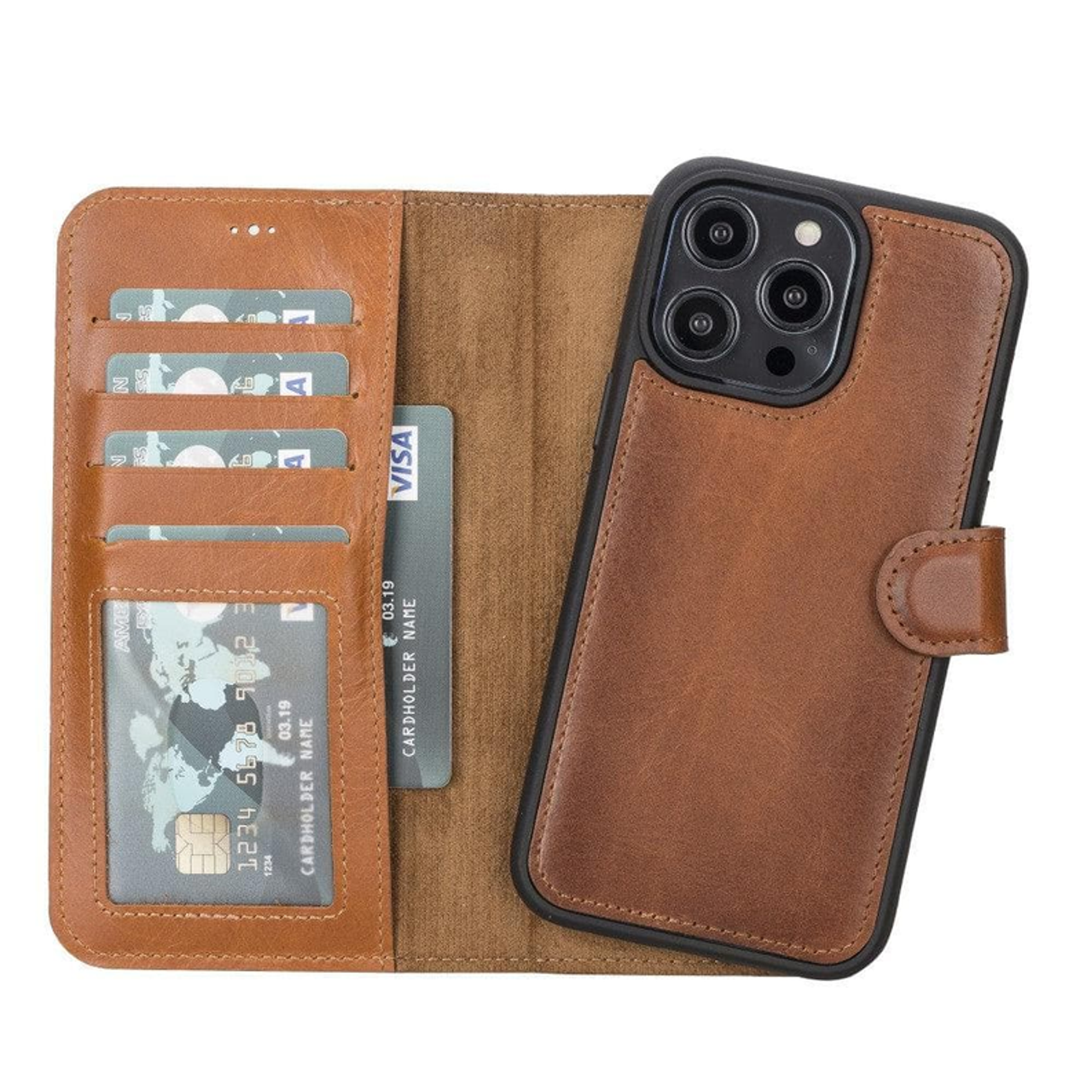 Casper iPhone 11 Series Detachable Leather Wallet Case - TO-01-PHNX-RST2EF-IP111