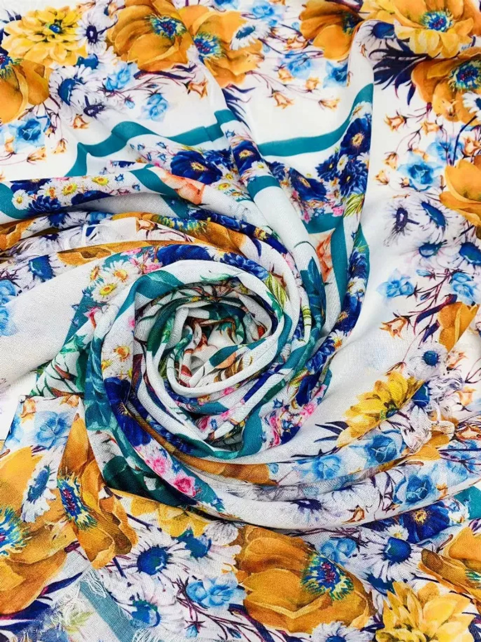 Oversize Floral Shawl/Scarf