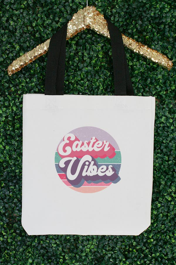 Easter Vibes Circle Tote Bag 20021b