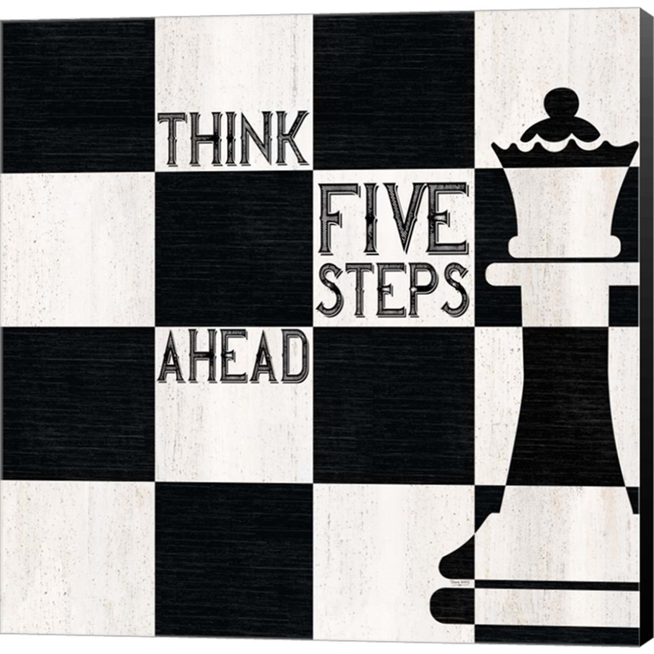 Chessboard Sentiment II-Five Steps by Tara Reed, Canvas Art - C1070239-0240000-8CAAAMA