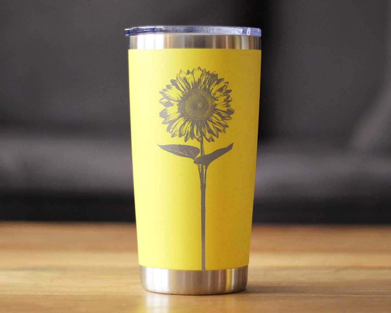 Sunflower Insulated Travel Tumbler - Sunflowers Gifts