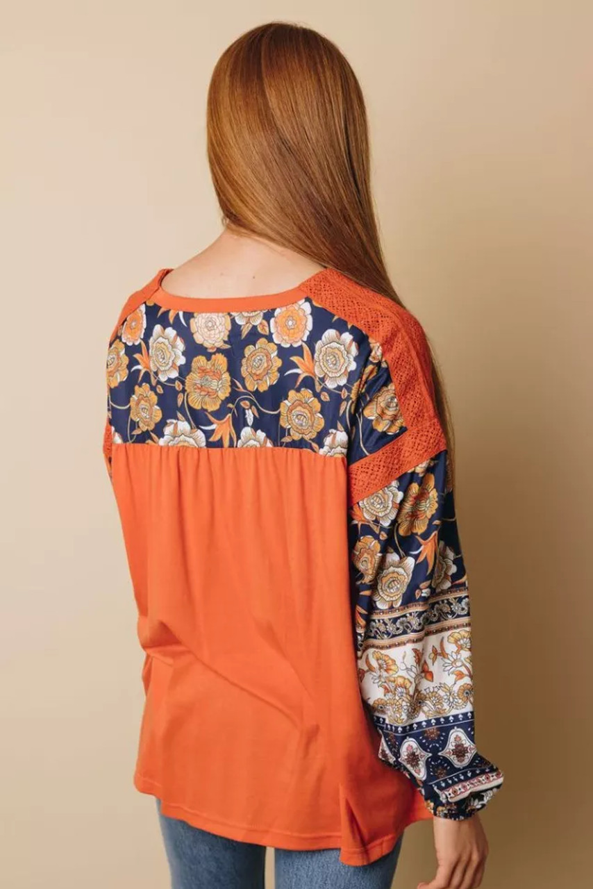 Wannabe Boho Balloon Sleeve Top Wannabe Boho Balloon Sleeve Top