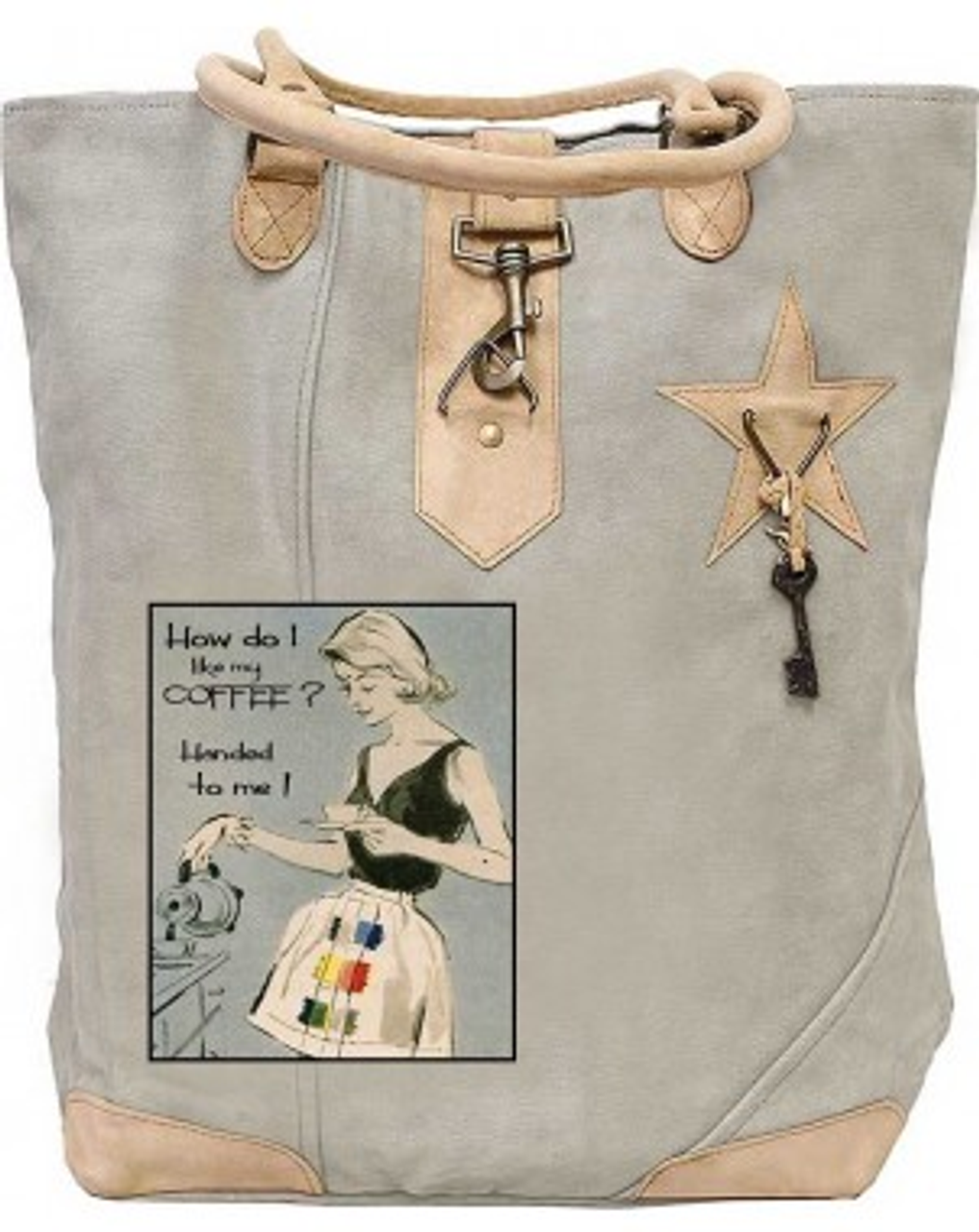 Coffee Handed To Me Canvas Tote