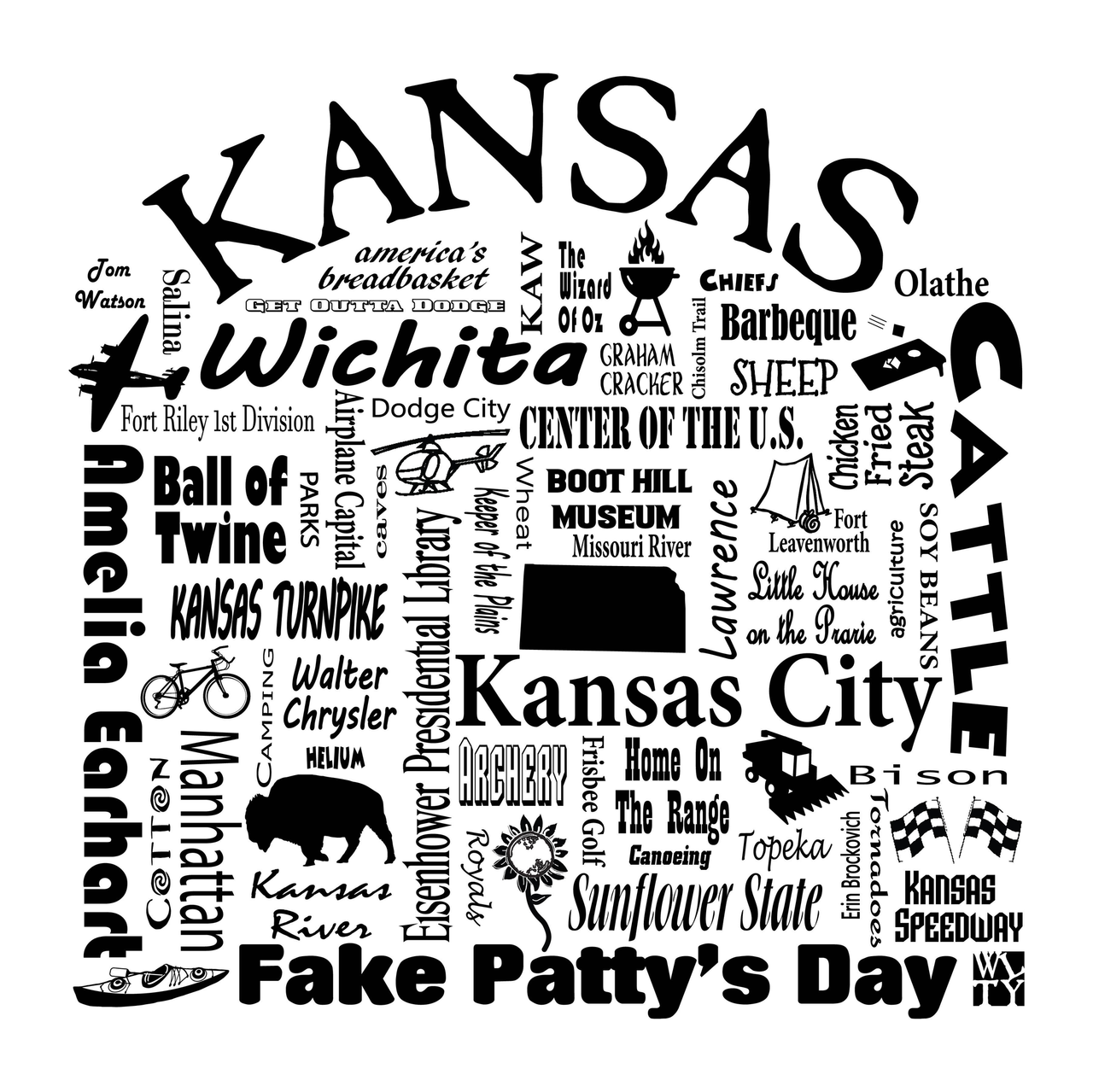 US State Destination Unisex T-shirt - Where Life Takes You (K-M) - S001839B002277P000014V389