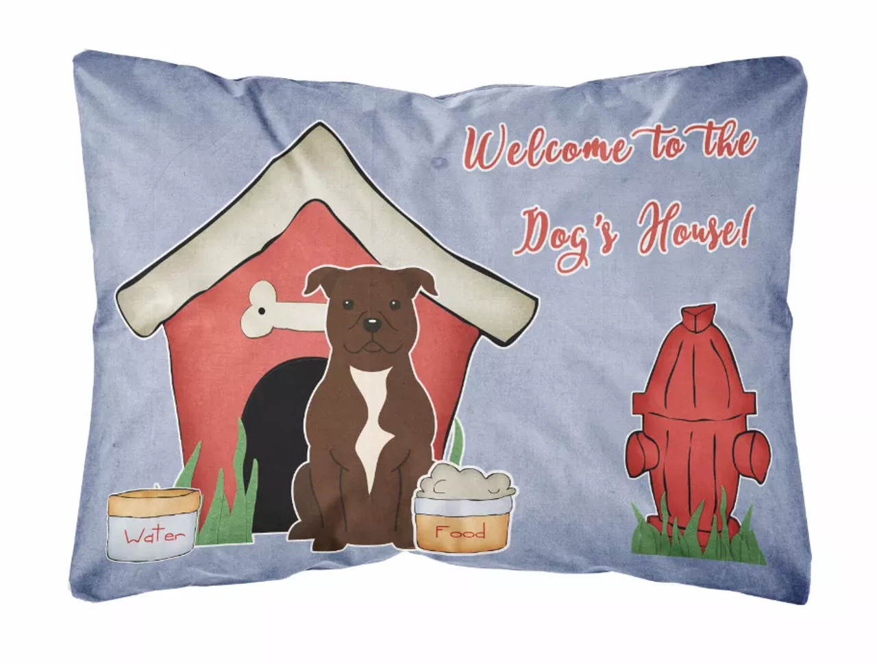 Dog House Collection Canvas Fabric Decorative Pillow - S000213B001695P071700V000