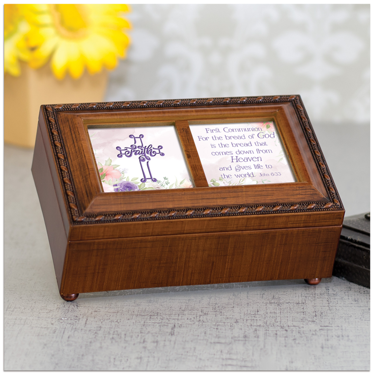 Petite Music Box 1st Communion John6:33